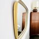 Brass Wall Mirror by Vereinigte Werkstätten München