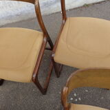 Baumann sled chairs set