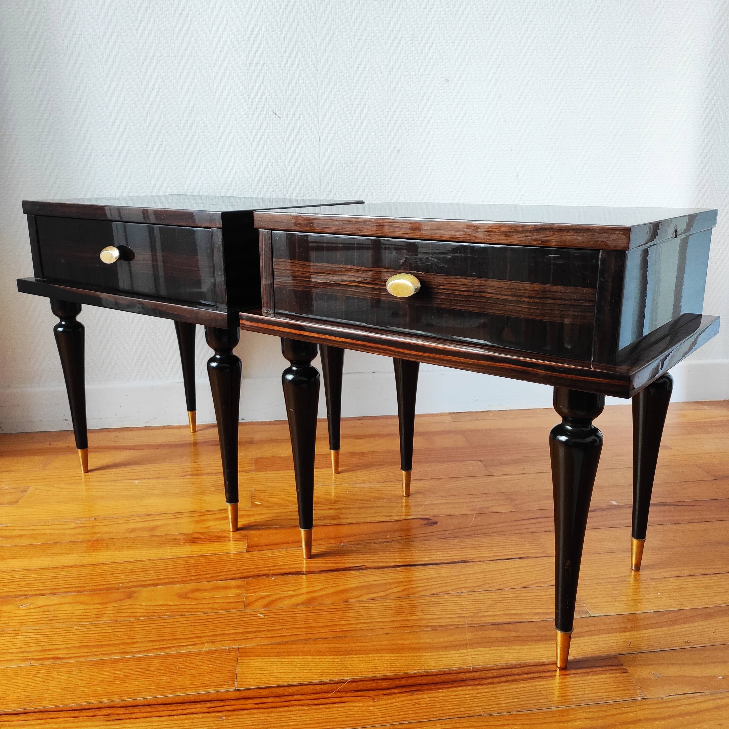 Pair of vintage bedside tables 1960