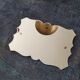 Antique bevelled mirror for hanging - Ref 1011