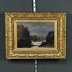 Painting "The Wild Coast of Belle-Île-en-Mer", French school of the 19th century.