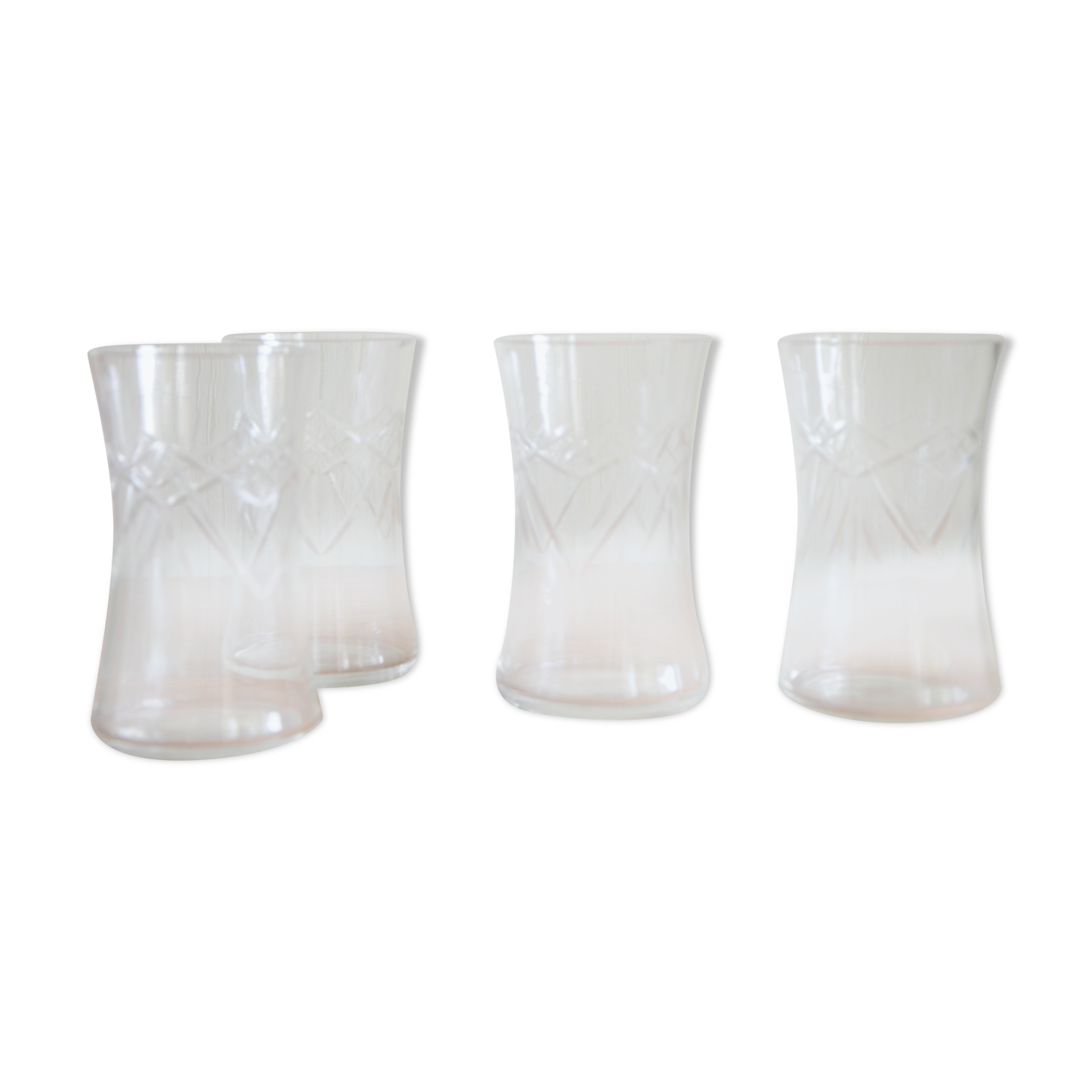 Set of 4 Czechoslovakia glasses