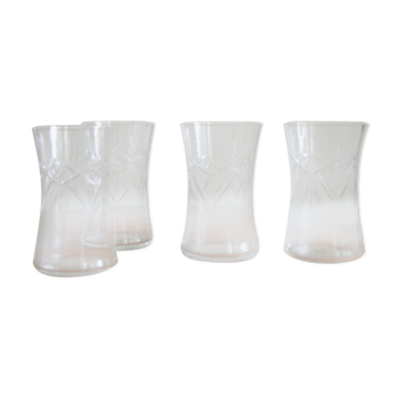 Set of 4 Czechoslovakia glasses