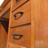 Student desk 1950 black bakelite handles