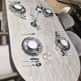 Travertine table