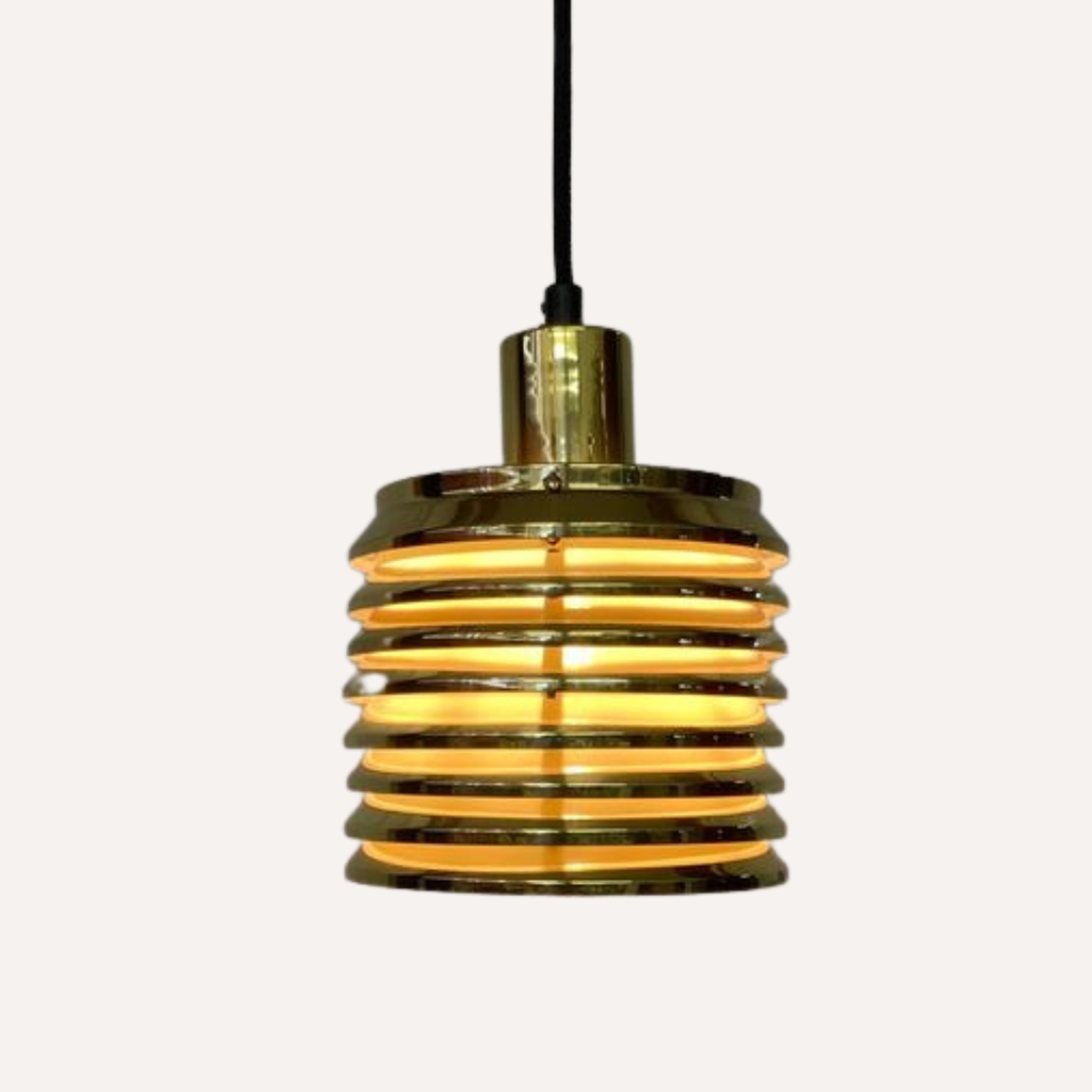 Hans Agne Jakobsson for Markaryd T-642 modernist hanging lamp, 60s