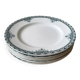Set of 6 dessert plates St Amand & Hamage