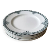 Set of 6 dessert plates St Amand & Hamage