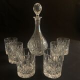 Carafe cristal et ses six verres