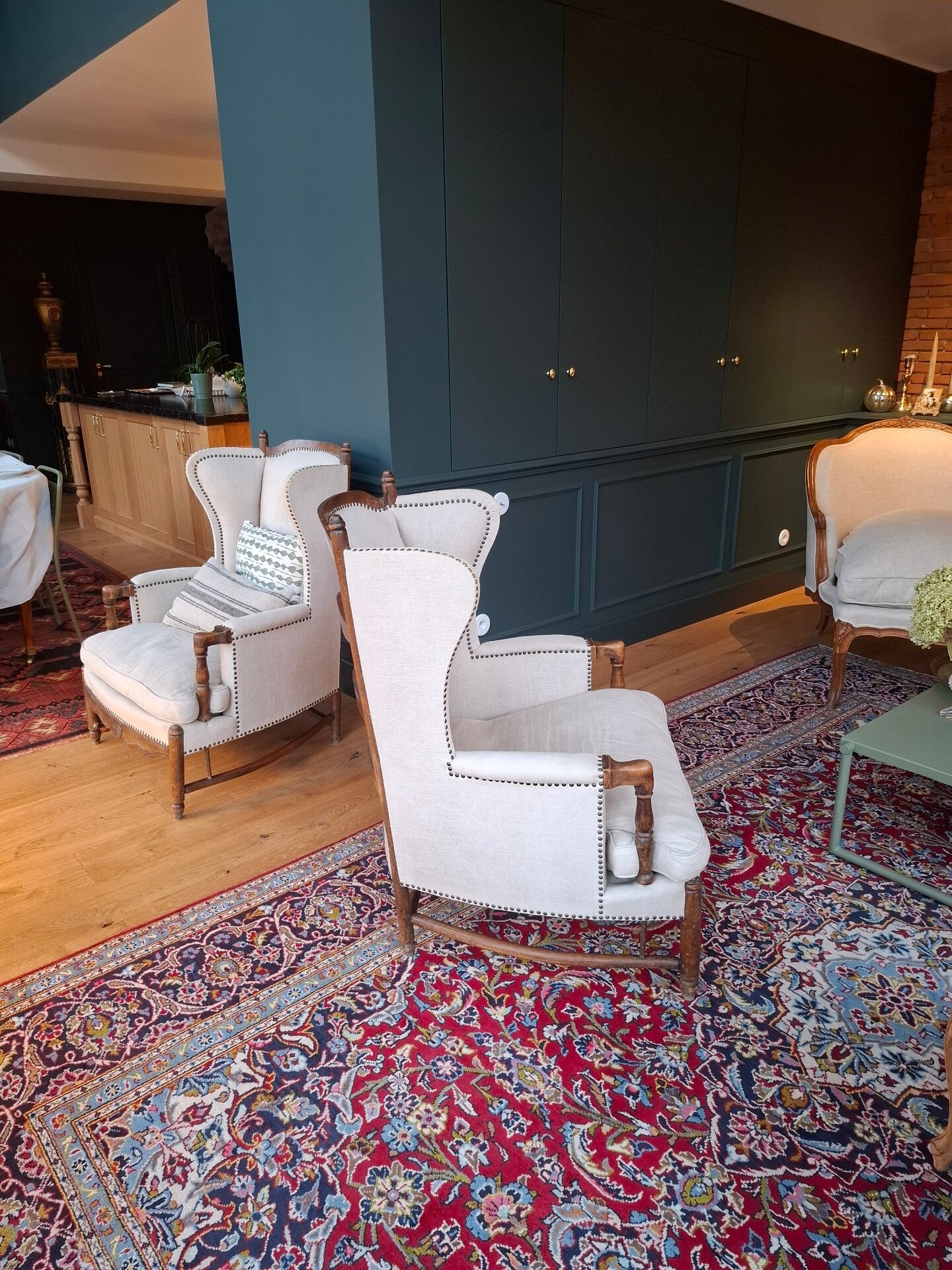 Wingback chairs