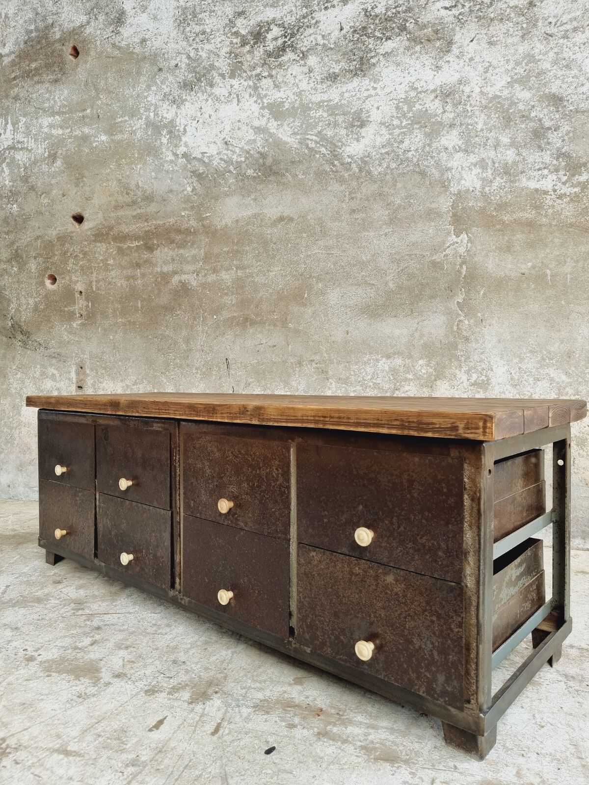 Industrial chest of drawers TV cabinet or sideboard