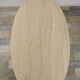 Oval coffee table in Italian design travertine from the 70s