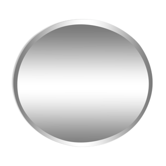 Round mirror beveled large format 55cm
