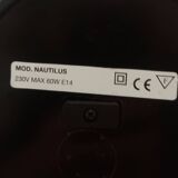 Table lamp Nautilus production Italiana Luce