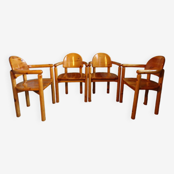 4 fauteuils Rainer Daumiller pour Hirtshals Savvaerk Furniture