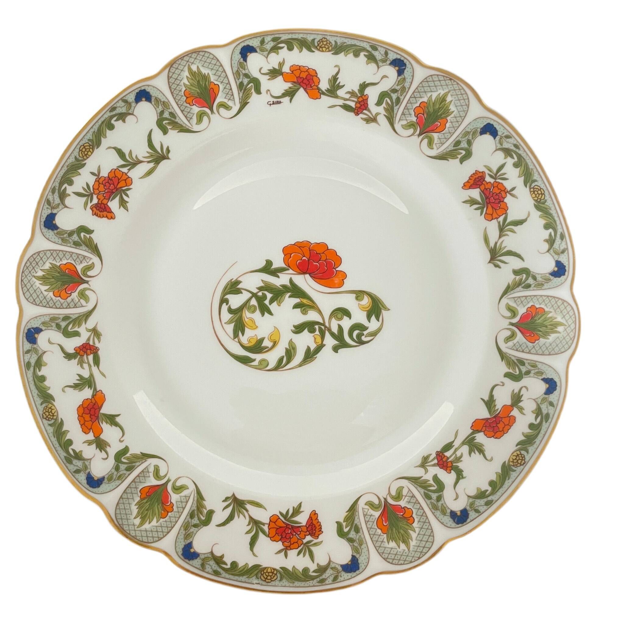 Porcelain Dinner Plate - Mozart "Shantung" Pattern Haviland