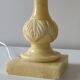Tulip lamp in alabaster