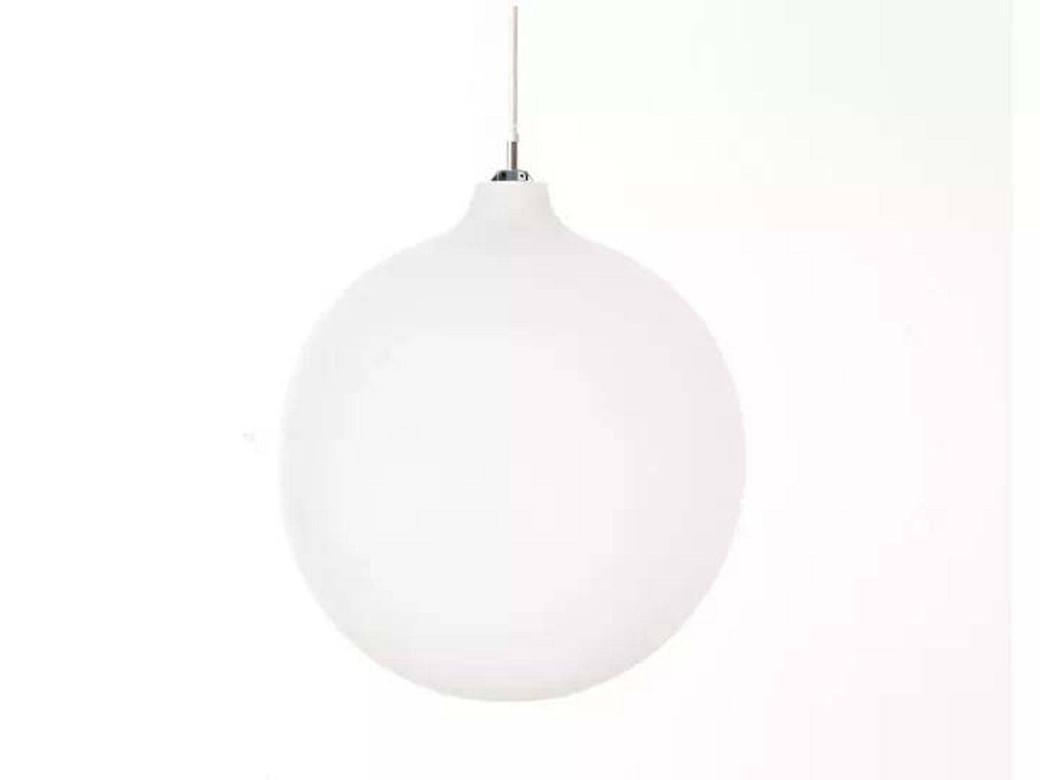 Danish suspension in opal model Wohlert Ø 30 cm. Vintage