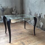 Bevelled mirror coffee table