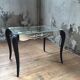 Table basse miroir biseauté