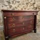 Commode Empire française ancienne en acajou