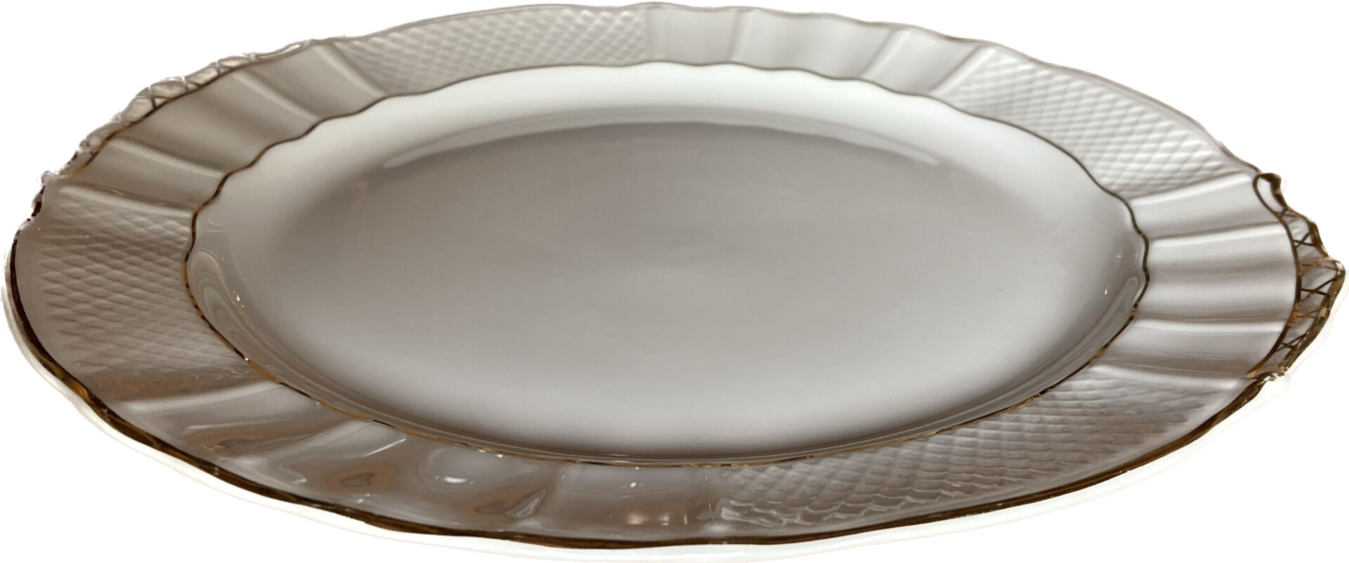 Plat à Gâteaux Rond Bernardaud B&C Service Malmaison (1924) Limoges