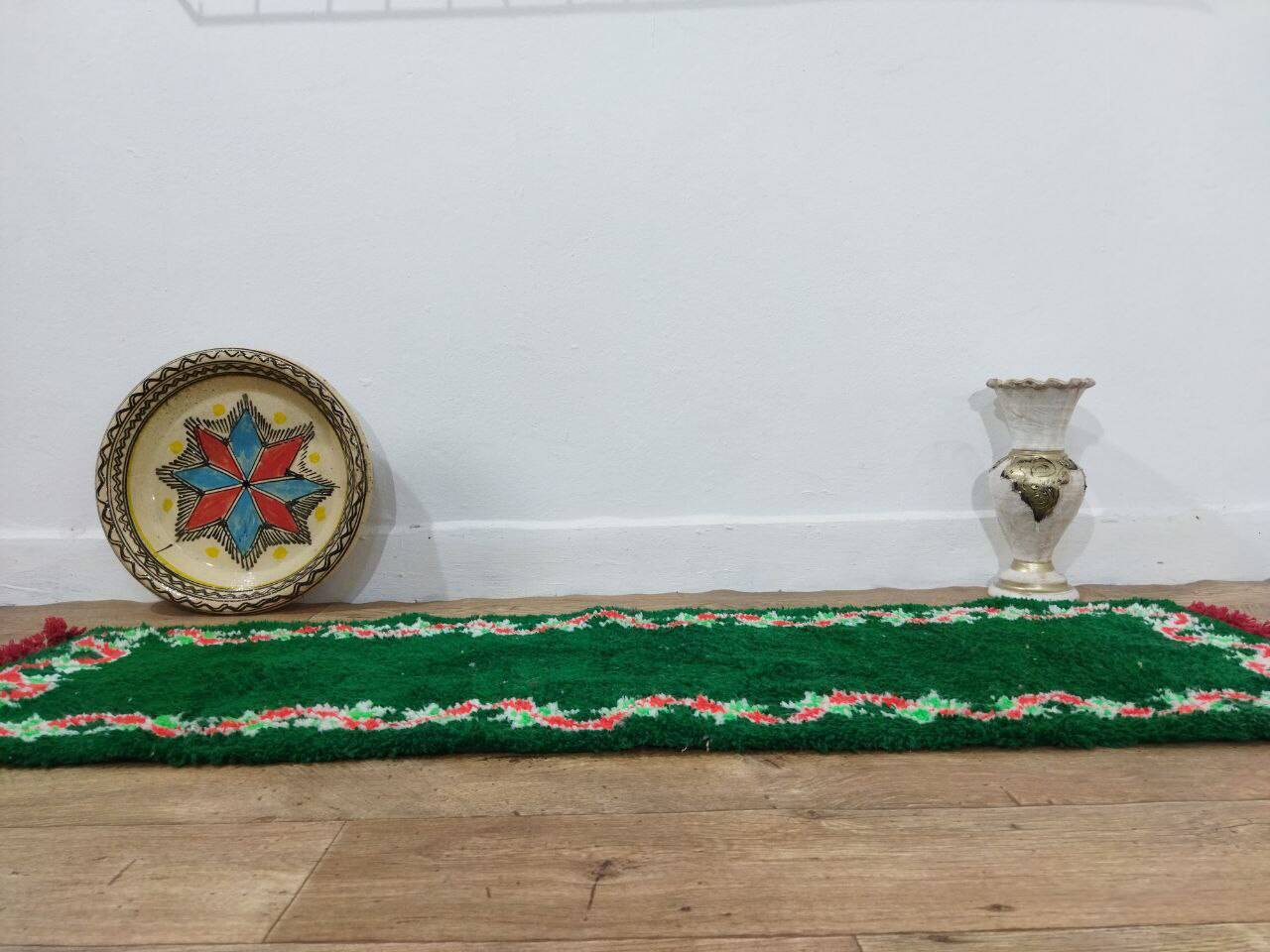 Handcrafted Moroccan Berber Rug 150 X 50 CM