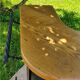 Bar from the 50s/60s in solid blond oak and black metal