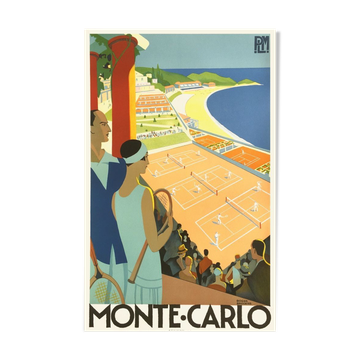 Monte Carlo Art Deco poster