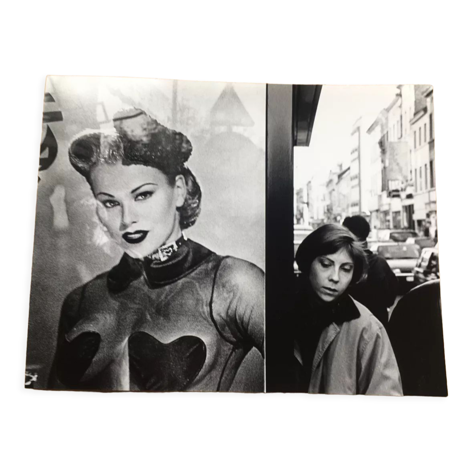 Original 90s event. Fashion poster woman