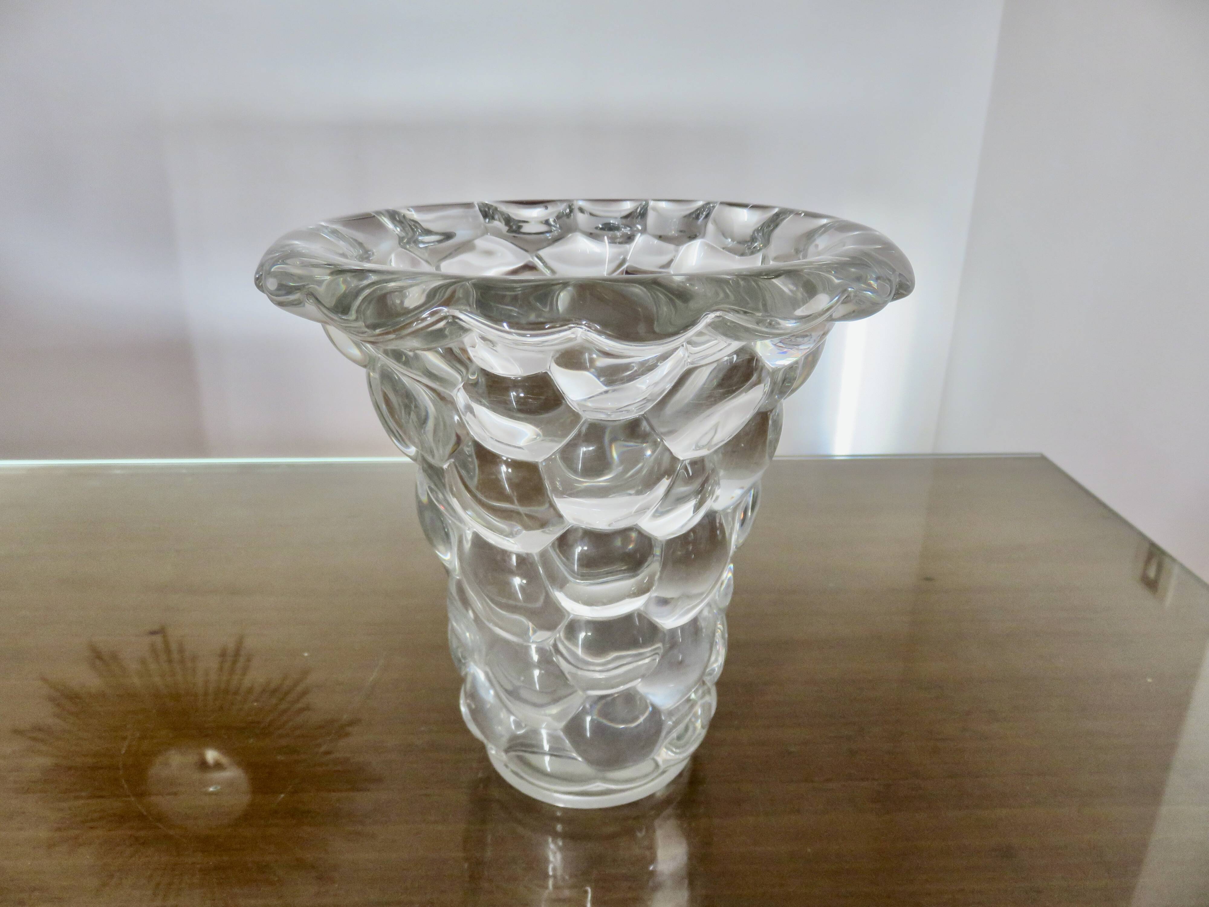 Pierre d'Avesn vase, honeycomb, art deco, 1930