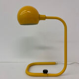 Mid-century design yellow tubular table lamp, 1970’s