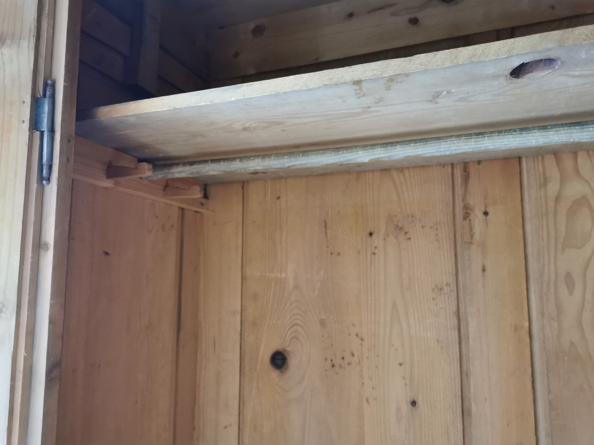 Solid pine wardrobe