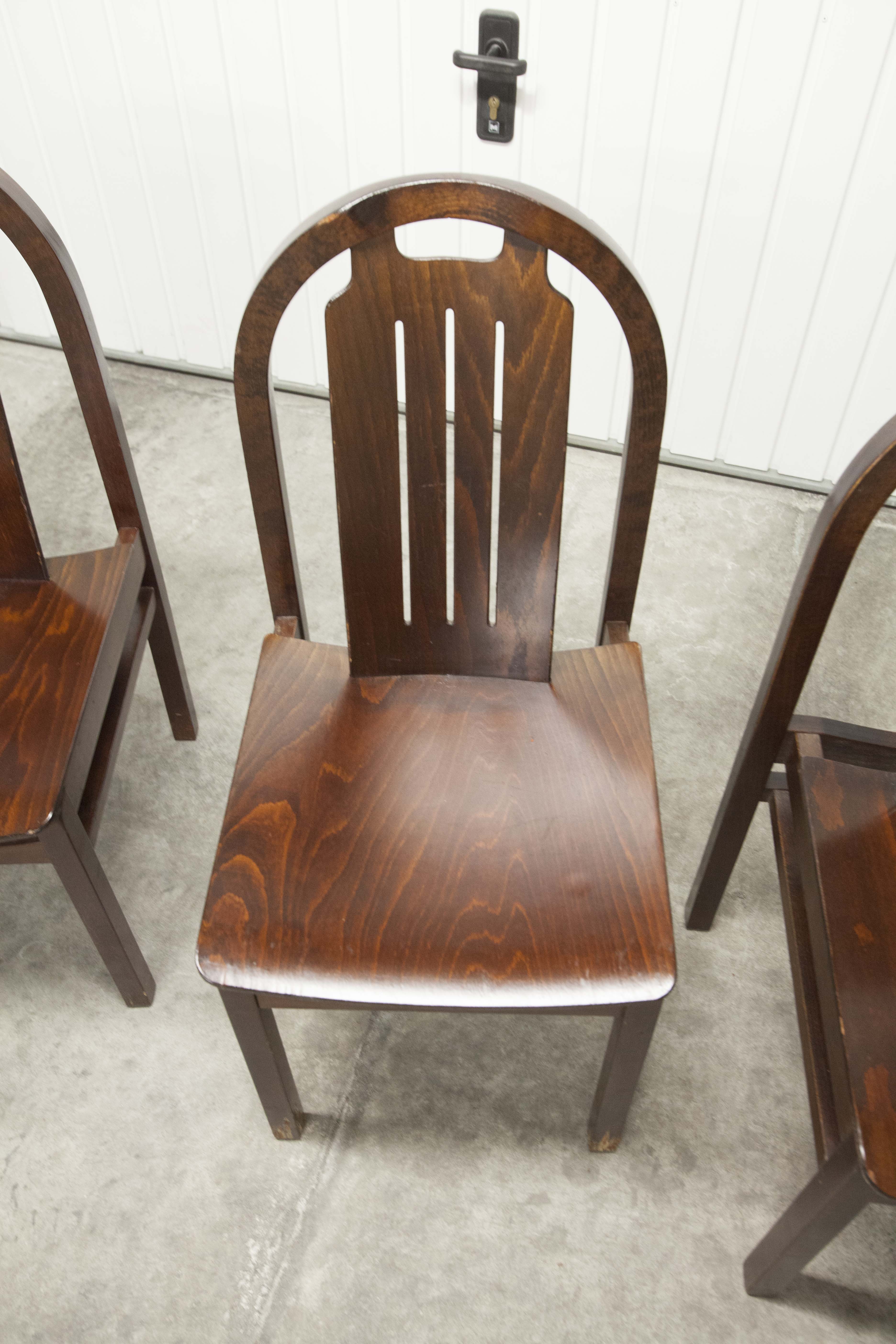 Lot of 4 chairs Baumann model "Argos"