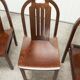 Lot of 4 chairs Baumann model "Argos"