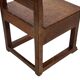 Art Deco High Back chair in oak minimalist design