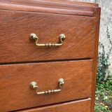 Vintage chest of drawers with tapered legs