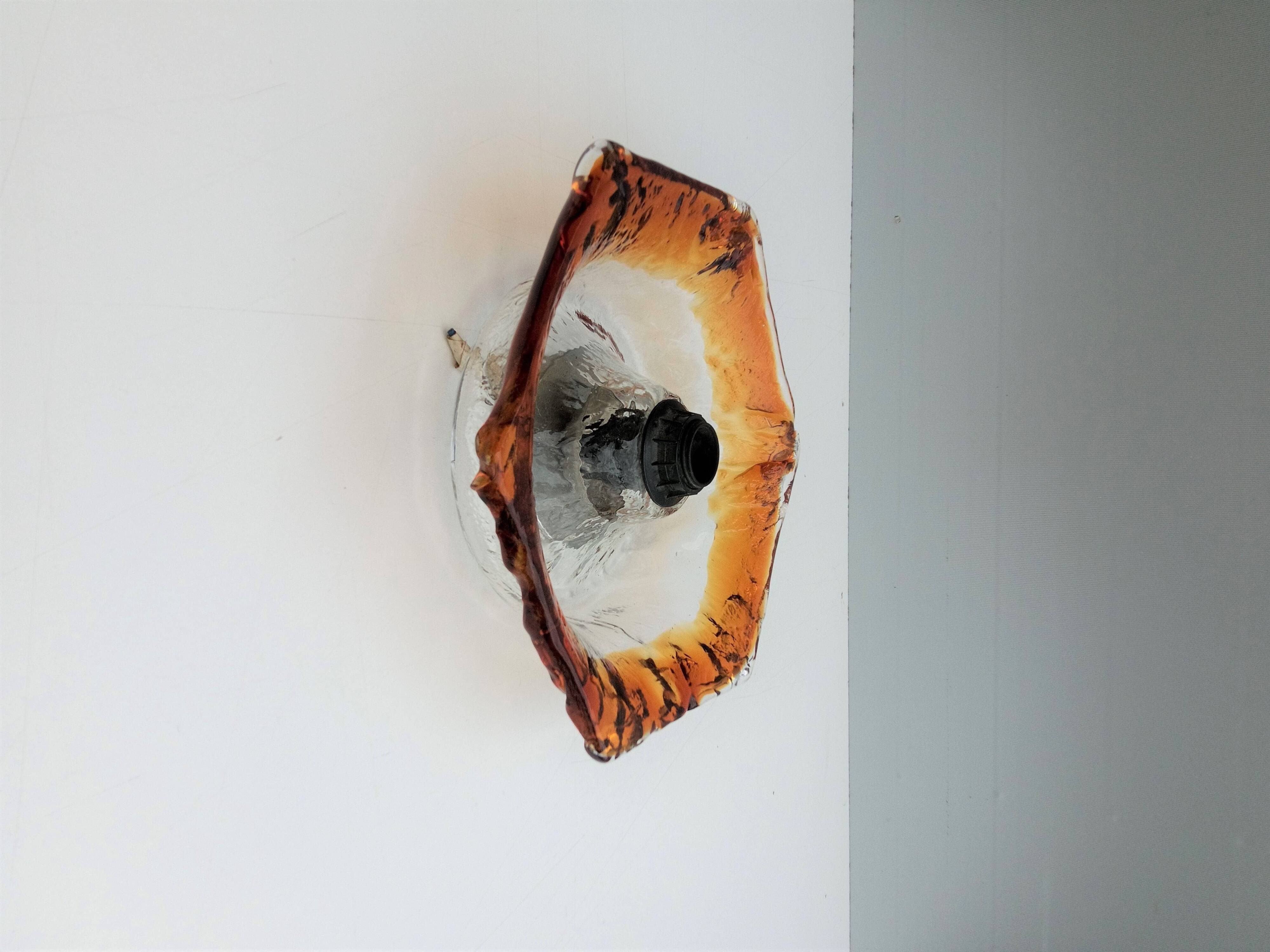 Applique en verre de Murano, 1970