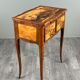 Sewing table in marquetry in the Louis XV style, 20th century