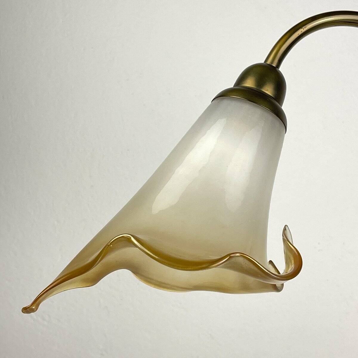 Vintage Murano Lys table lamp, Italy, 1970s