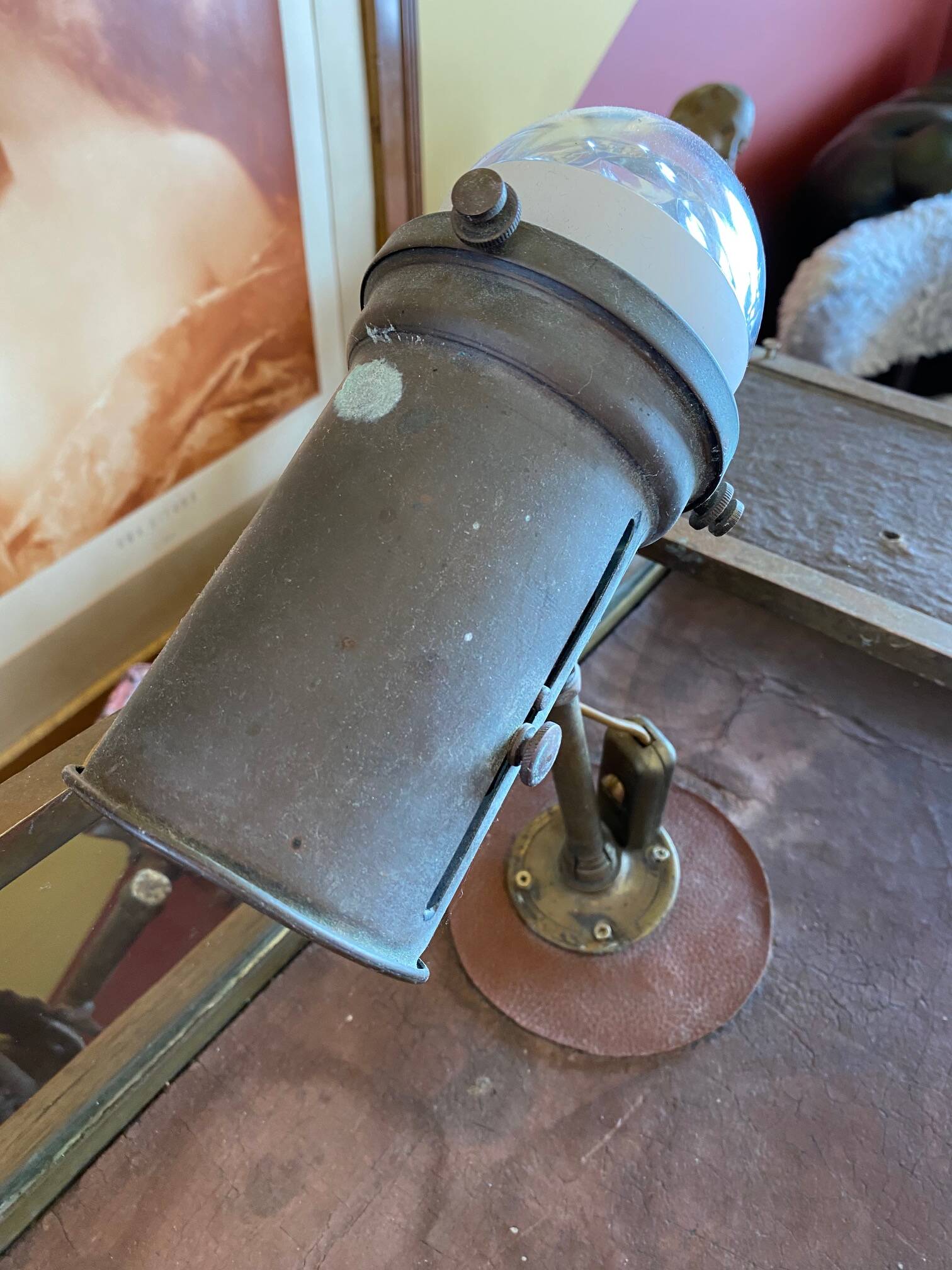 Old french bank table early 20th century trade furniture table