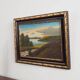 Painting „The Landscape with Hills”, Scandinavian design, 1970s, by V. Kier