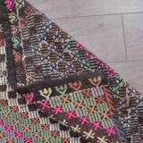 Oushak Vintage Hallway Runner Rug