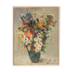 Colorful art déco flower bouquet, 53 x 68 cm