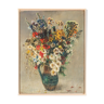 Colorful art déco flower bouquet, 53 x 68 cm