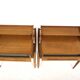 Set of 2 Scandinavian teak bedside tables, Sävjö, Sweden, 1950.