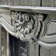 Napoleon III Fireplace In Black Belgian Or Black Mazy Marble, Circa 1880