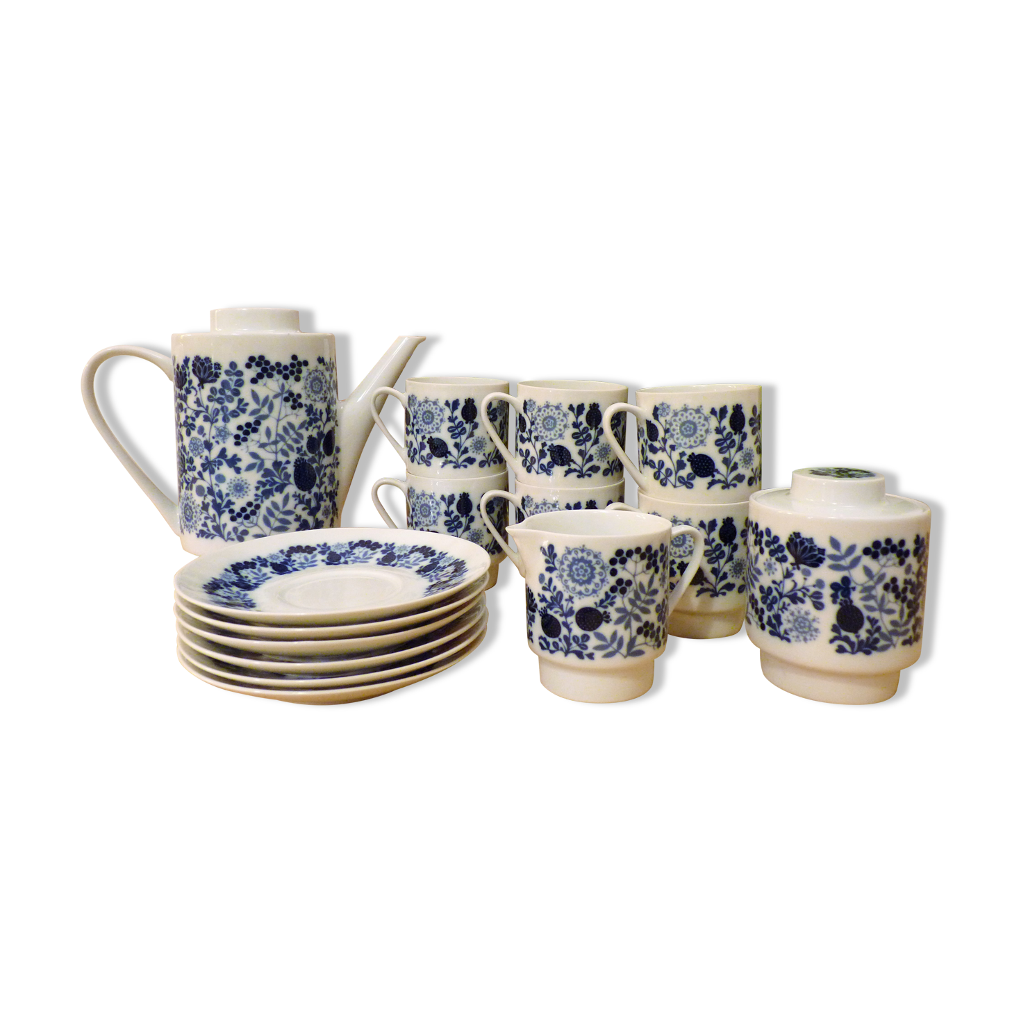 Great Full Tea Set Melitta 60s Vintage