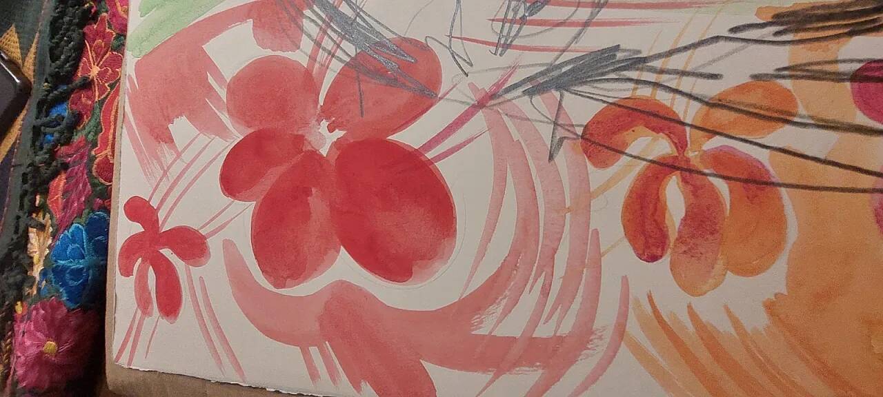 Watercolor by Pietro Soriani, pencil on paper, 2000s