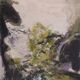 Zao wou-ki: abstract mountain landscape - original lithograph